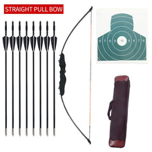 Load image into Gallery viewer, 30/40 lbs Hunting Archery Bow Recurve Bow Outdoor Shooting Bow And Arrow Equipment Traditional Long Bow Professional Accessories
