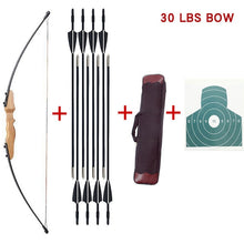 Load image into Gallery viewer, 30/40 lbs Hunting Archery Bow Recurve Bow Outdoor Shooting Bow And Arrow Equipment Traditional Long Bow Professional Accessories
