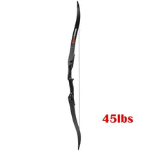 Load image into Gallery viewer, 56inch 30-50lbs Archery Recurve Bow Metal Riser Hunting Shooting Bow Black Training Takedown Bow Free Shipping
