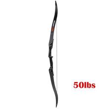 Load image into Gallery viewer, 56inch 30-50lbs Archery Recurve Bow Metal Riser Hunting Shooting Bow Black Training Takedown Bow Free Shipping
