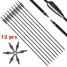 Load image into Gallery viewer, 56inch 30-50lbs Archery Recurve Bow Metal Riser Hunting Shooting Bow Black Training Takedown Bow Free Shipping
