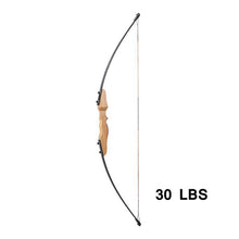 Load image into Gallery viewer, 30/40 Pound Straight Bow 51 Inches Entry Bow and Arrow for Kids Children Youth Archery Hunting Shooting
