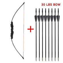 Load image into Gallery viewer, 30/40 lbs Hunting Archery Bow Recurve Bow Outdoor Shooting Bow And Arrow Equipment Traditional Long Bow Professional Accessories
