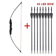 Load image into Gallery viewer, 30/40 lbs Hunting Archery Bow Recurve Bow Outdoor Shooting Bow And Arrow Equipment Traditional Long Bow Professional Accessories
