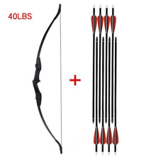 Load image into Gallery viewer, 30/40lbs Professional Bow and Arrow Archery Recurve Bow Hunting Outdoor Sports Shooting Game Suitable for left and right hands
